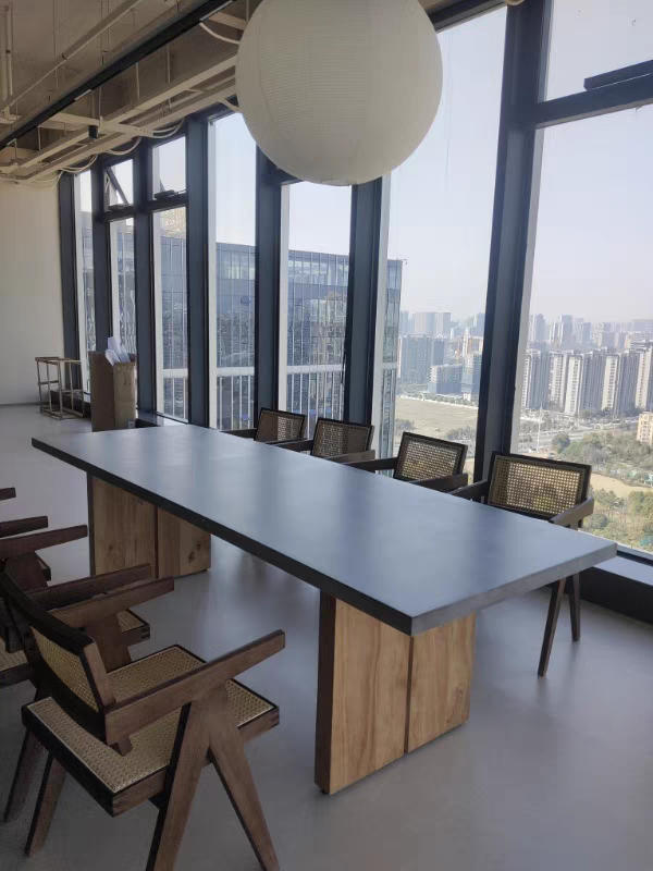 Minimalist Solid Wood Conference Table – Maoters - Customer Photo From David Klein
