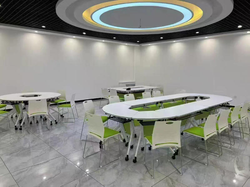 Modern Circular Conference Table Long Table Folding Table - Customer Photo From James Carter