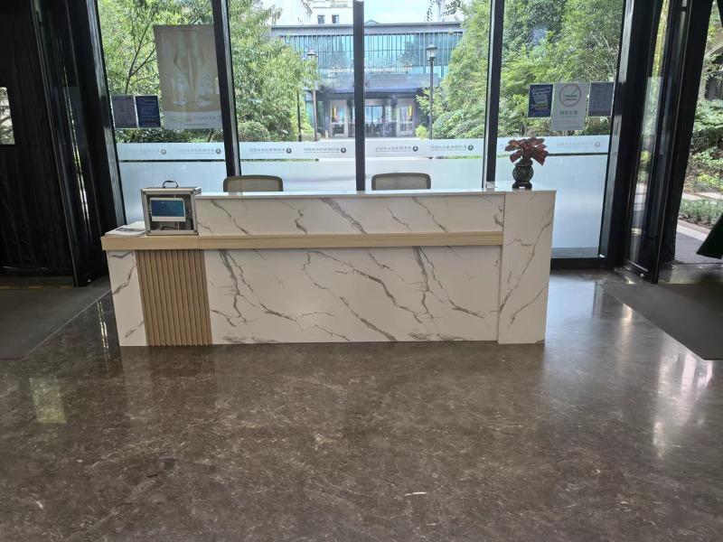Modern Front Desk Cashier Counter – Maoters - Customer Photo From Tyler Scott