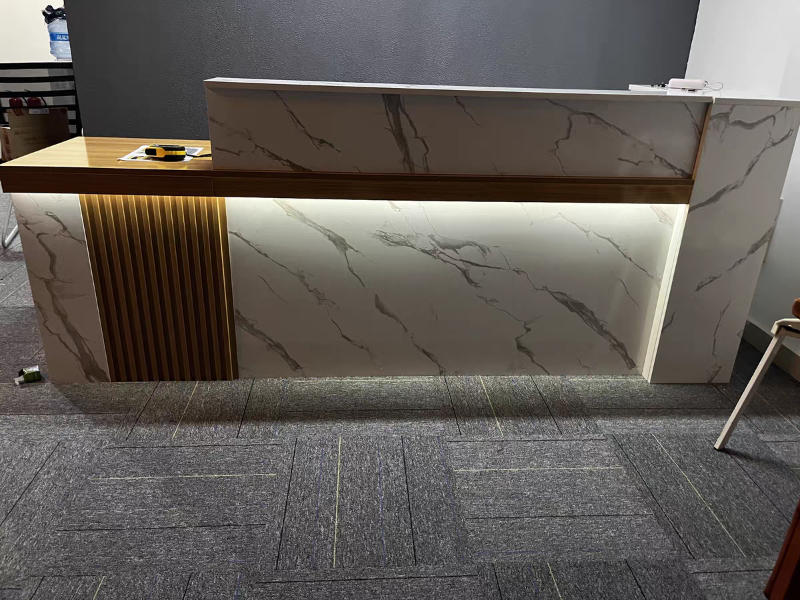 Modern Front Desk Cashier Counter – Maoters - Customer Photo From Sophia Carter