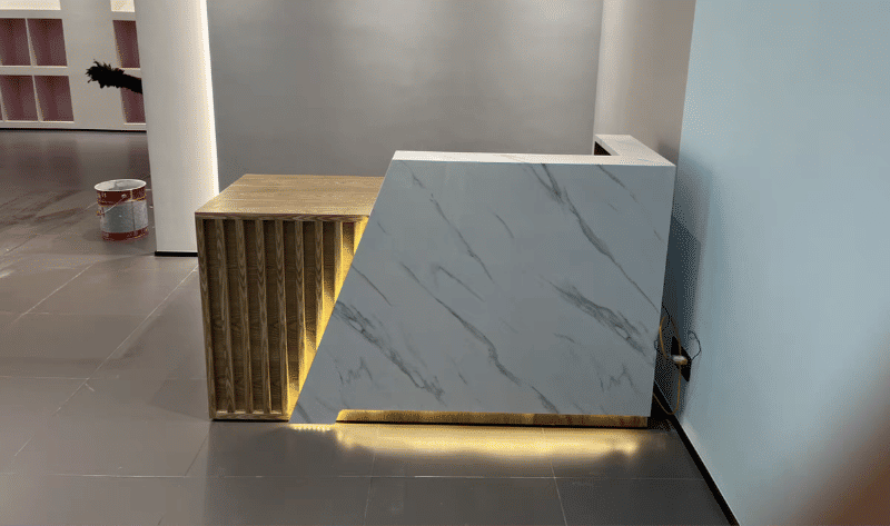 Showcase Brand Style Influencer Reception Desk - Customer Photo From Ethan Brooks