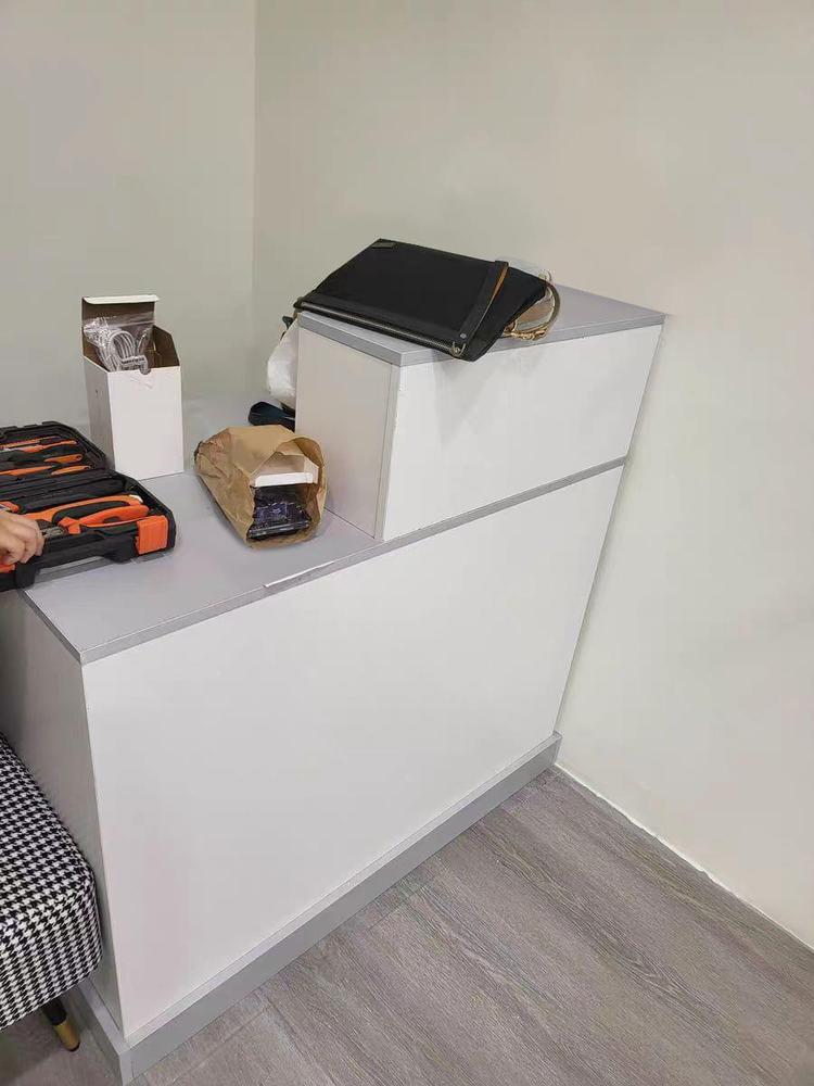 Elegant Company Reception Desk - Maoters - Customer Photo From Cyril