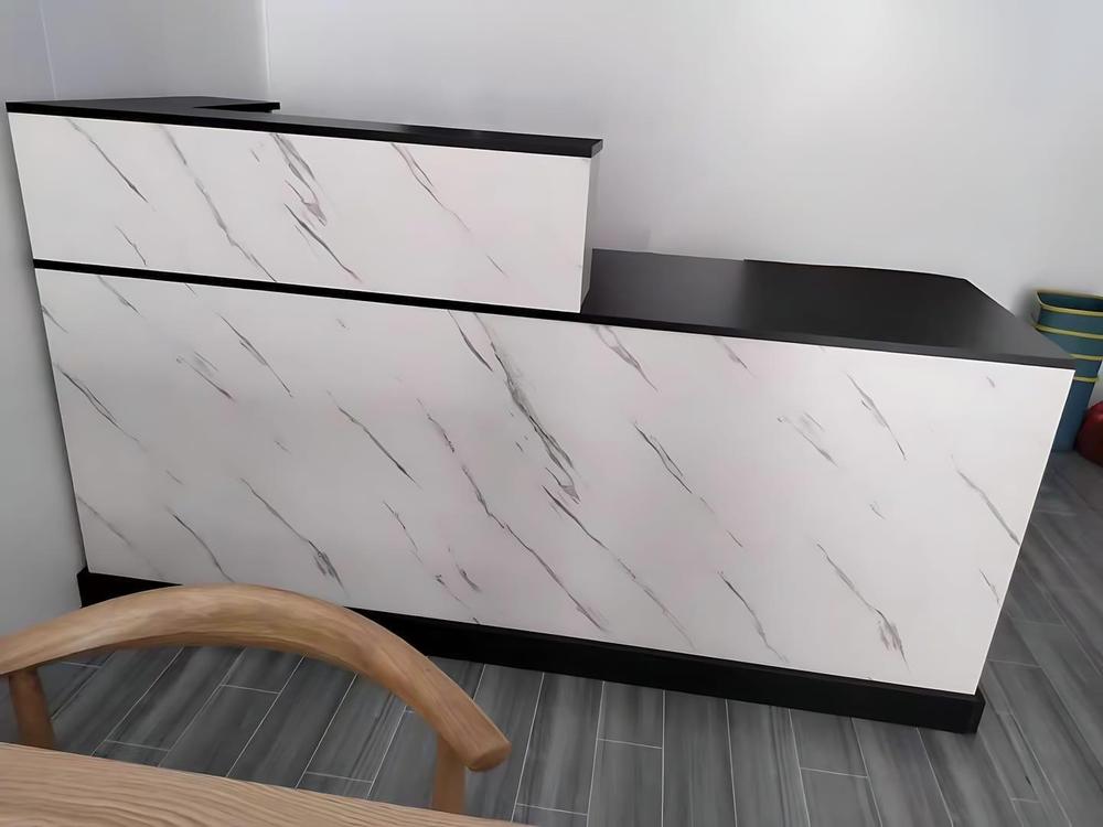 Elegant Company Reception Desk - Maoters - Customer Photo From Joe
