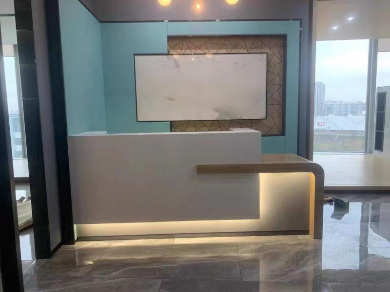 Modern Reception Desks – Office, Hotel & School Front Counter - Customer Photo From Brandon Lee