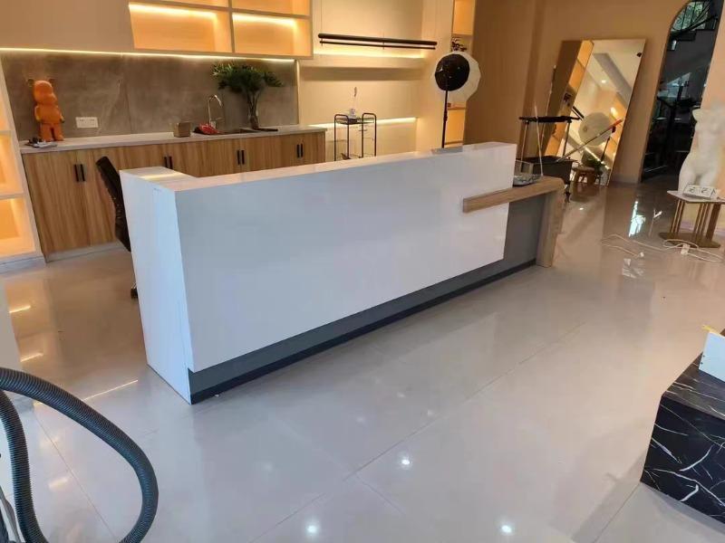 Modern Reception Desks – Office, Hotel & School Front Counter - Customer Photo From Lucas Perez