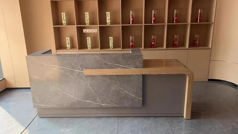 Modern Reception Desks – Office, Hotel & School Front Counter - Customer Photo From Sarah Davis