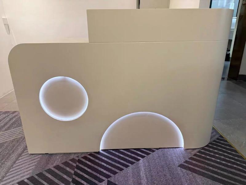 Lacquer Boutique Counter – Small Shop & Salon Reception Desk - Customer Photo From Emily Johnson