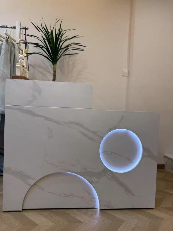 Lacquer Boutique Counter – Small Shop & Salon Reception Desk - Customer Photo From Thomas Williams