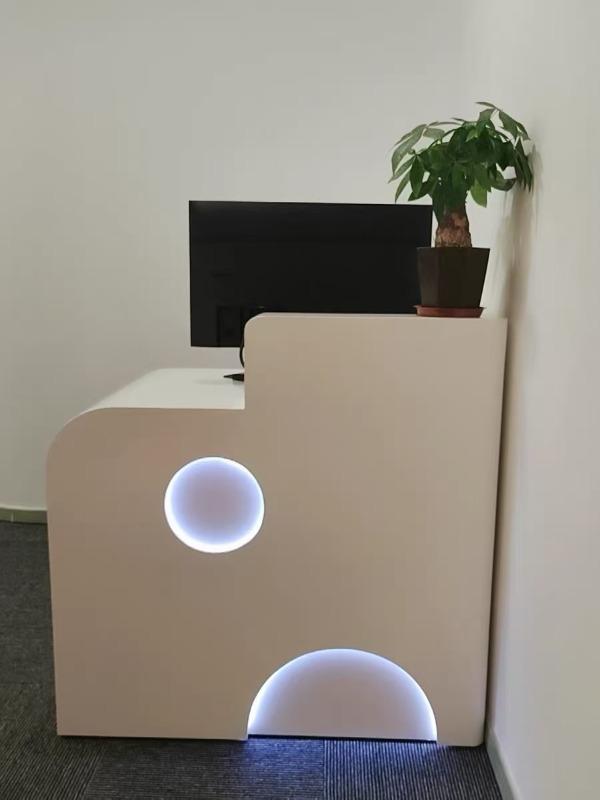 Lacquer Boutique Counter – Small Shop & Salon Reception Desk - Customer Photo From Michael Davis