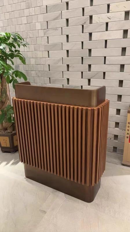 Custom Reception & Cashier Counters for Office, Restaurant & Retail - Customer Photo From Hailey Cooper