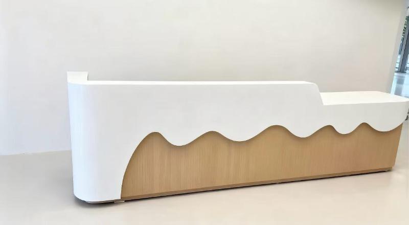 Beauty Salon Reception Desks & Front Desk Counters - Customer Photo From Harper Thompson