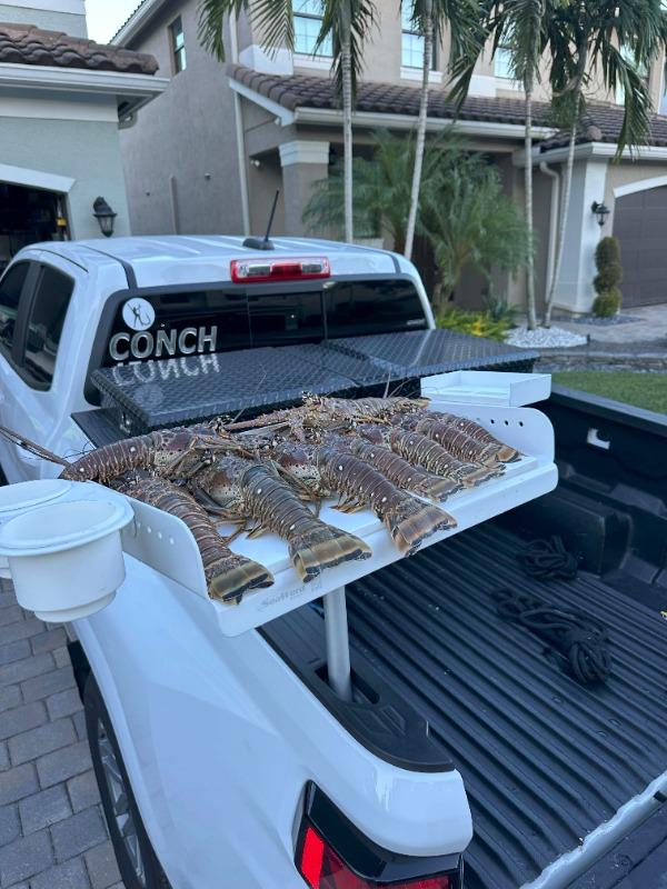 Bait Station Rod Holder Bait Table - Customer Photo From Rick Kania