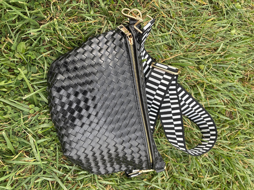 Westlyn Woven Bum Bag - Customer Photo From Rachel Maxbauer