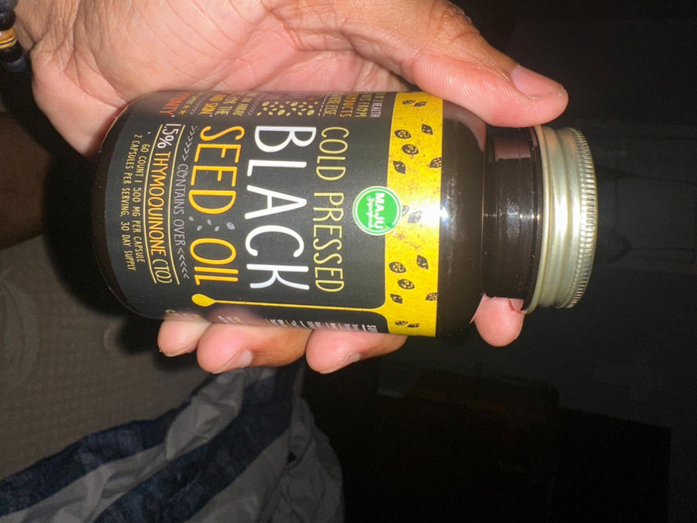 Black Seed Oil Capsules (60ct) - Customer Photo From Anonymous