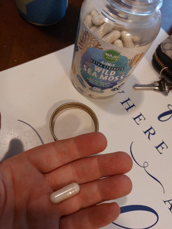 Wild Sea Moss Capsules (60ct) - Customer Photo From Amber Crawford