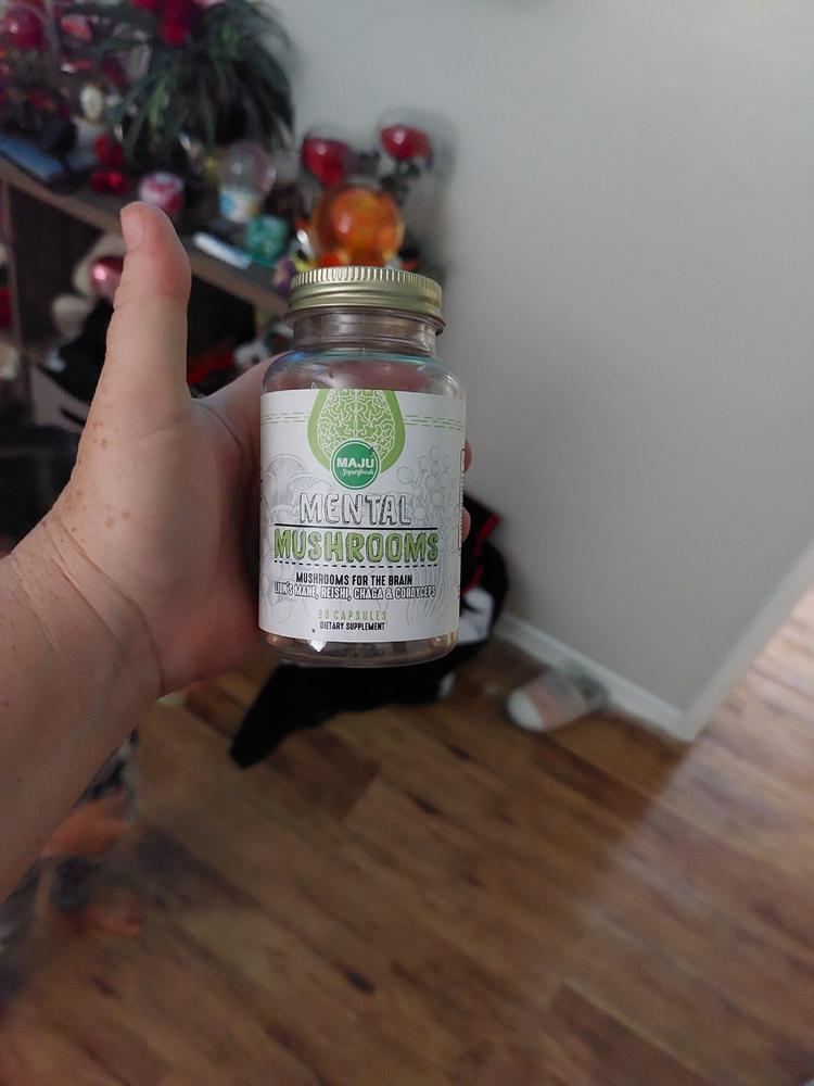 Mental Mushroom Capsules (90ct) - Customer Photo From Amber Crawford