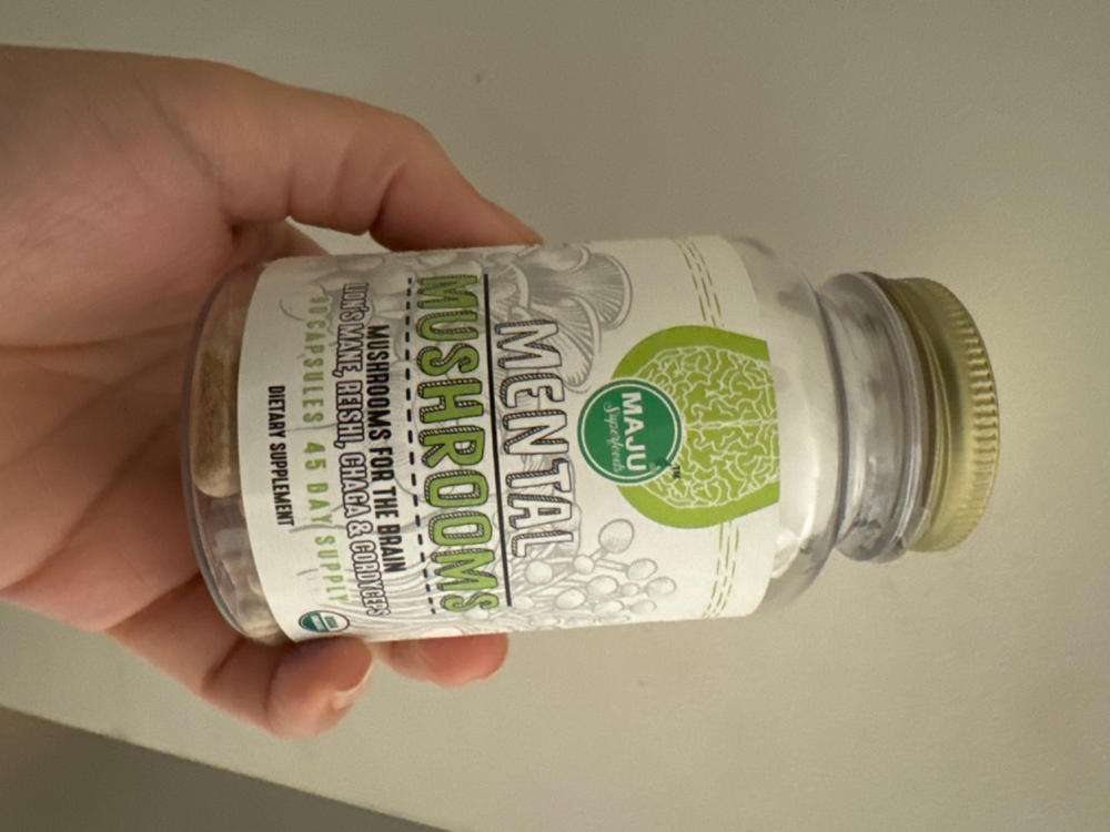 Mental Mushroom Capsules (90ct) - Customer Photo From Anonymous