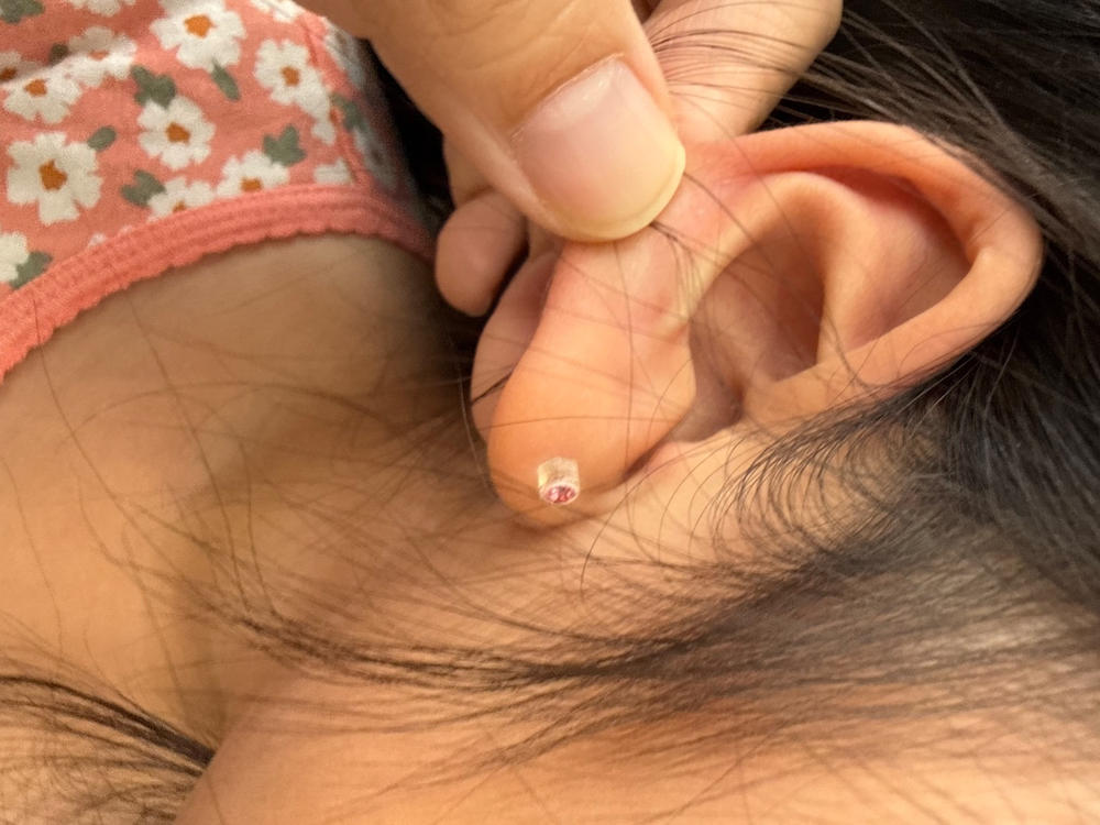 Medical Plastic 4mm Earrings - Customer Photo From Jeehae Kim