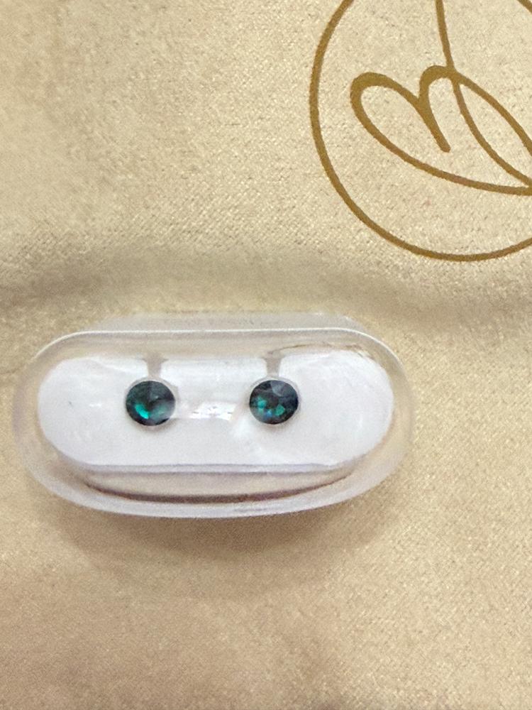 Medical Plastic 6mm Earrings - Customer Photo From M.S.