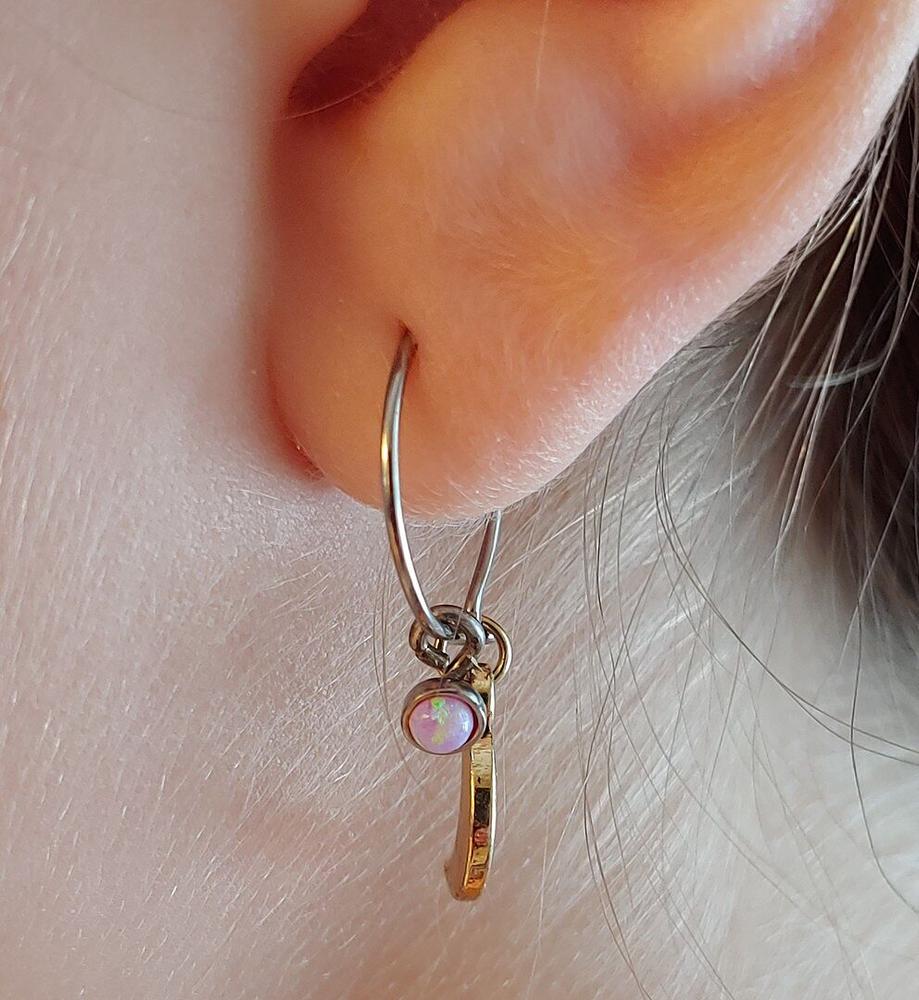 Safety Ear Rings - Customer Photo From Liesl S.