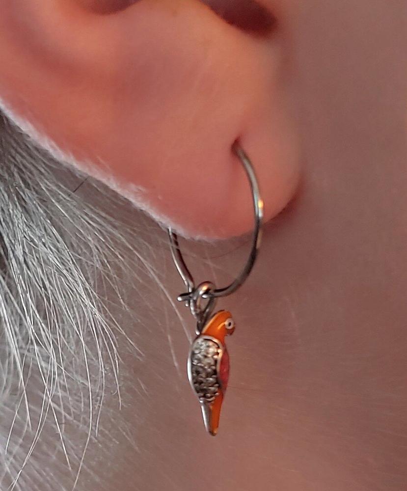 Safety Ear Rings - Customer Photo From Liesl S.