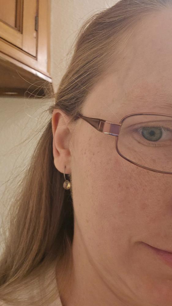 Drop Crystal Pendant Earrings - Customer Photo From Anonymous