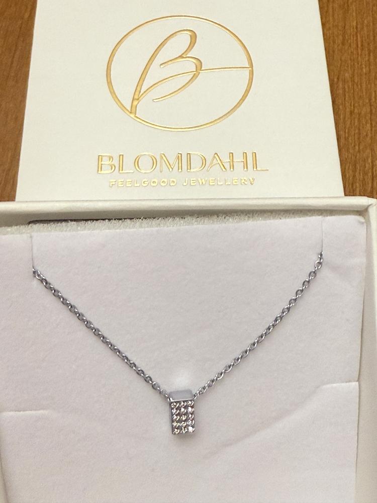 Brilliance Oblong Crystal Necklace - Customer Photo From M.S.