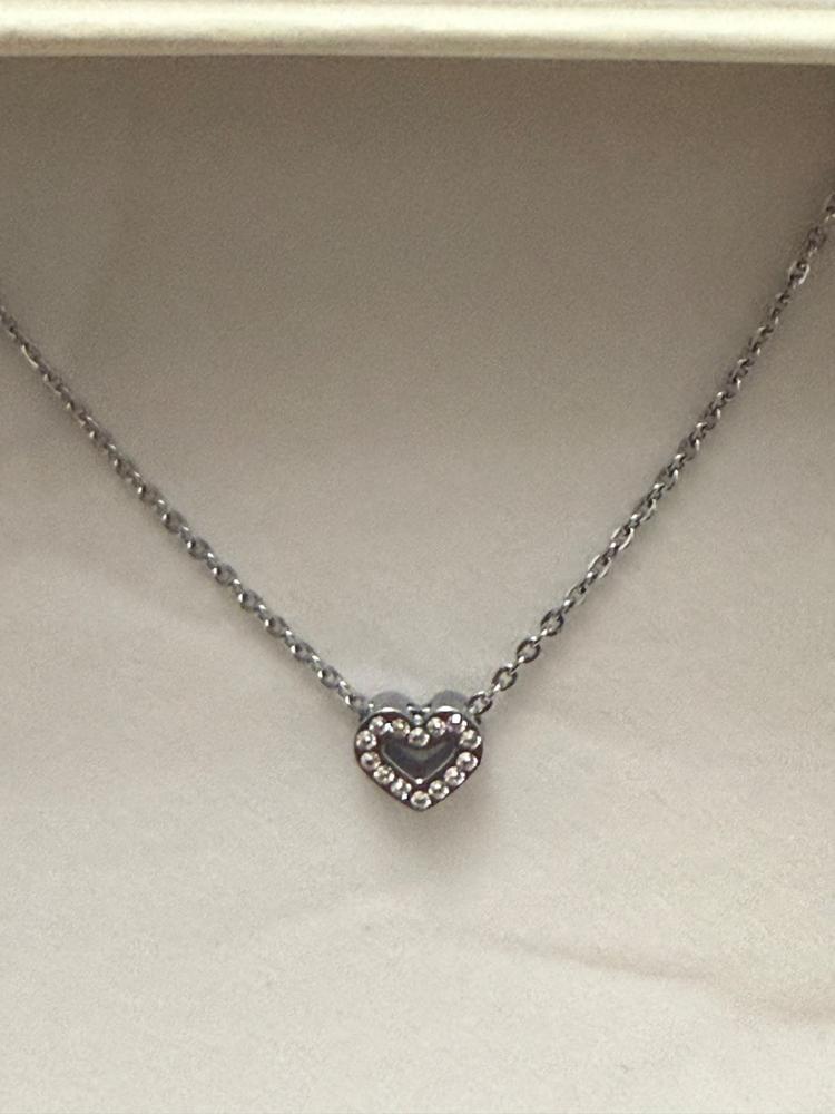 Brilliance Heart Hollow Necklace - Customer Photo From Anonymous