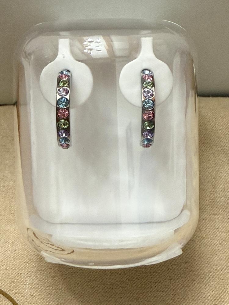 Pendant Brilliance Curved Light Fantasy Earrings - Customer Photo From M.S.