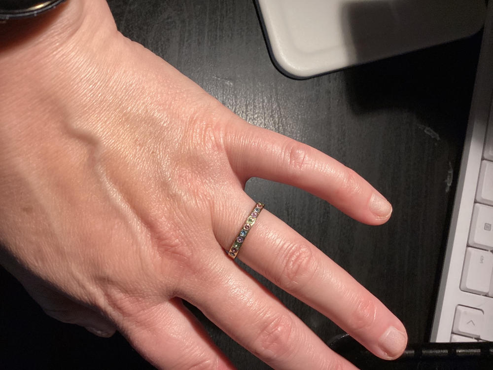 Brilliance Curved Ring Light Fantasy - Customer Photo From Alexandra Peterson