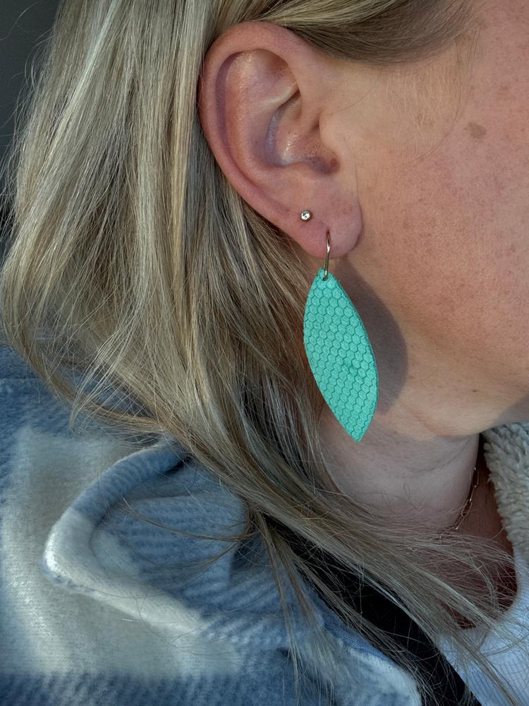 Golden Titanium Ear Hook - Customer Photo From Melissa