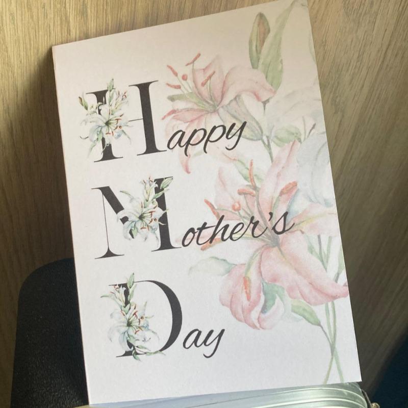 Printable Mother’s Day Card Lily Bouquet | Instant Download - Customer Photo From Carter