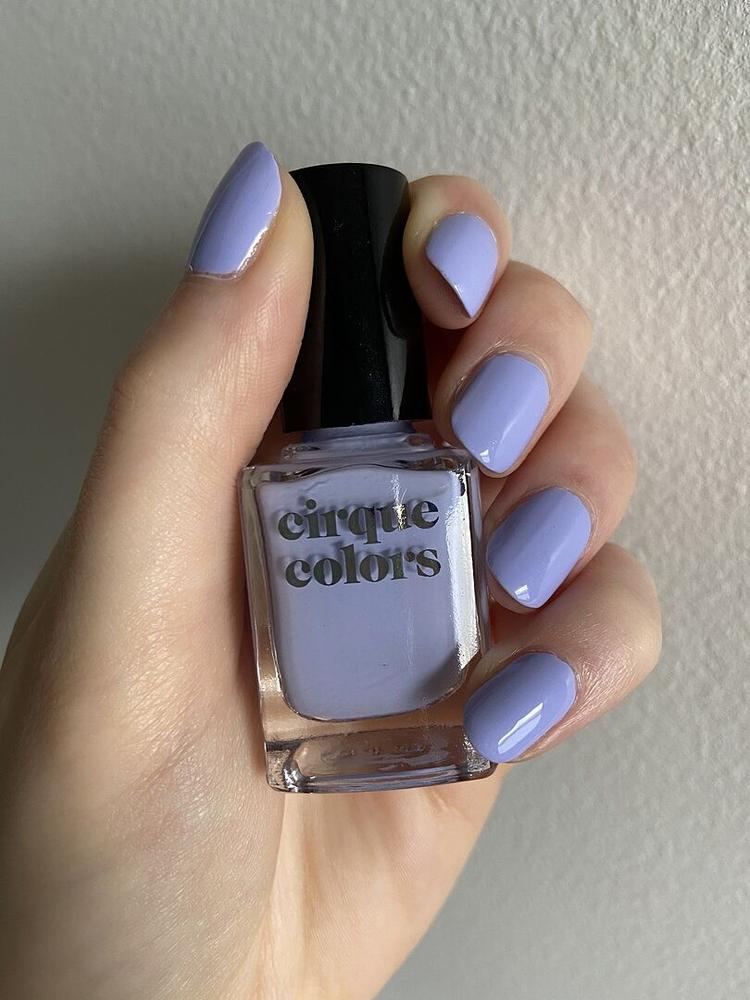 Light Blue-Lavender Crème Nail Polish - Cirque Colors High Line