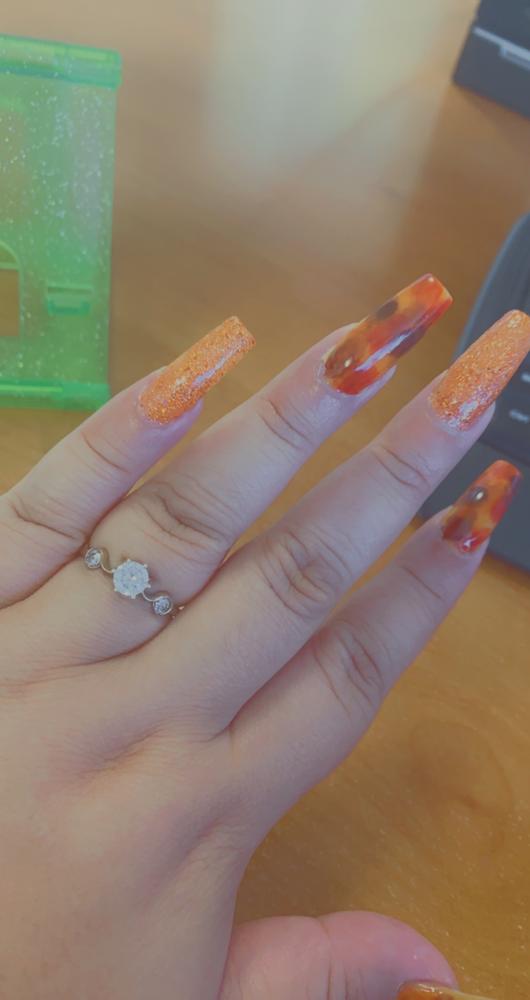 Tortoiseshell Nail Art Set - Customer Photo From Esmeralda Muniz