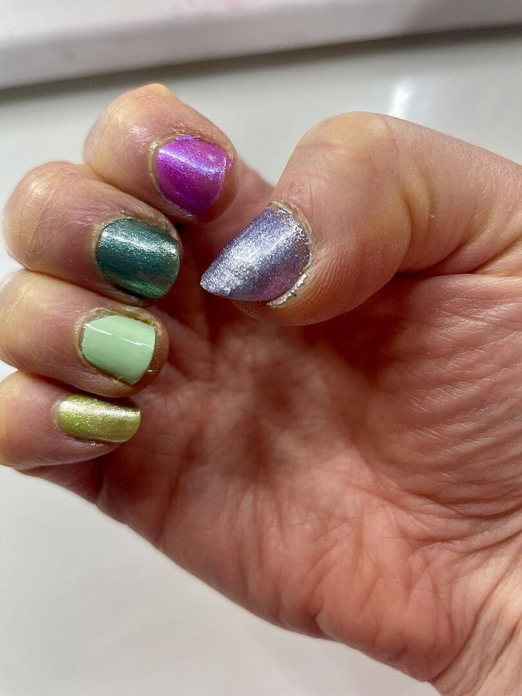 Dusty Periwinkle Blue Magnetic Nail Polish - Cirque Colors Lush