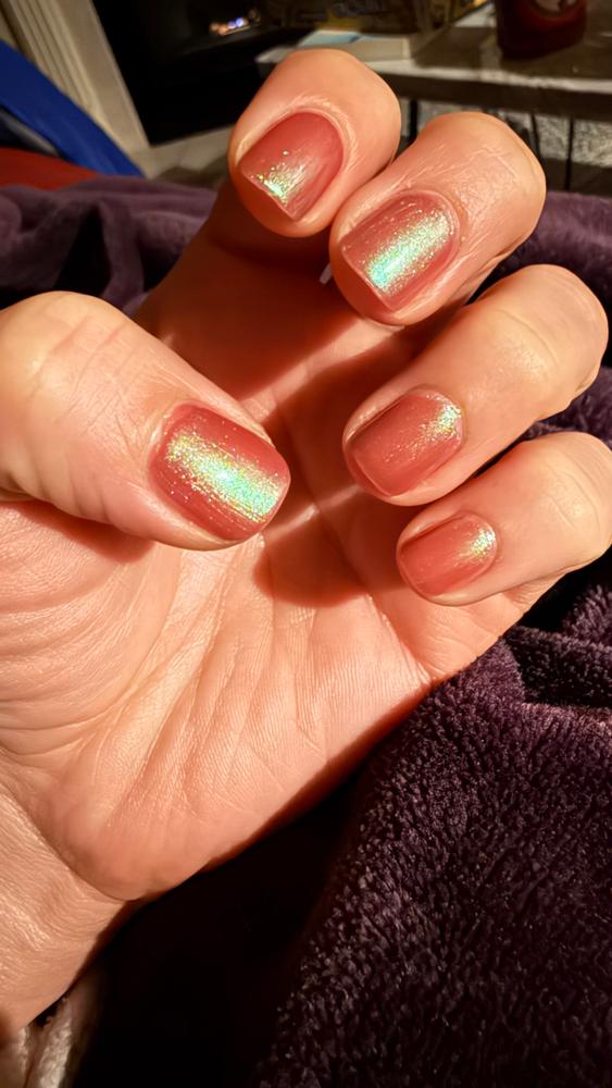 Pink Brown Jelly Nail Polish - Cirque Colors Rosewood Jelly