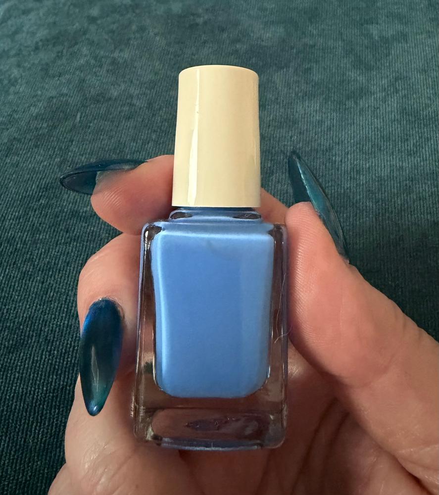 Neon UV Black Light Reactive Neon Periwinkle Crème Nail Polish