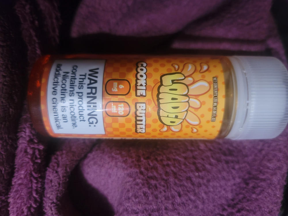 Cookie Butter By Loaded E-Liquid 120ml - 6 MG - Customer Photo From Jennifer Walsh