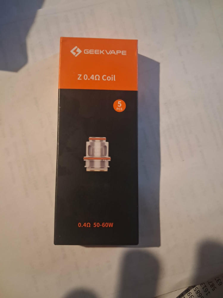 Geekvape Mesh Z Replacement Coils (Pack of 5) - 0.4ohm Z1 Coils - Customer Photo From Greg Shine