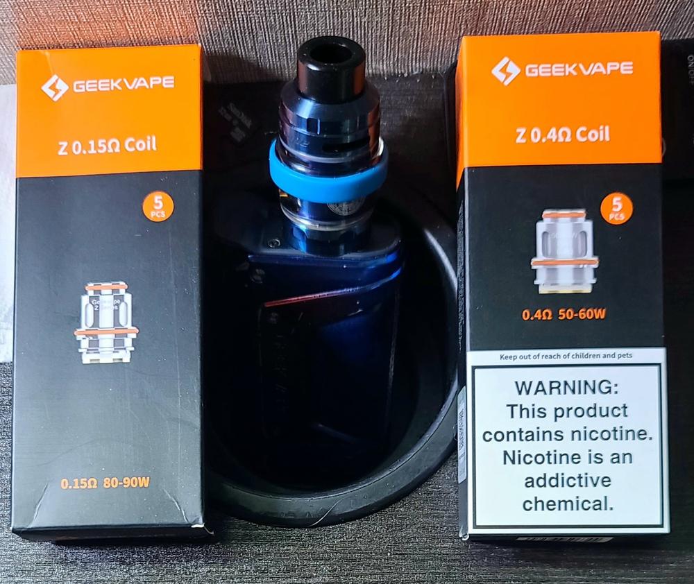 Geekvape Mesh Z Replacement Coils (Pack of 5) - 0.15ohm Z Coils - Customer Photo From Anonymous