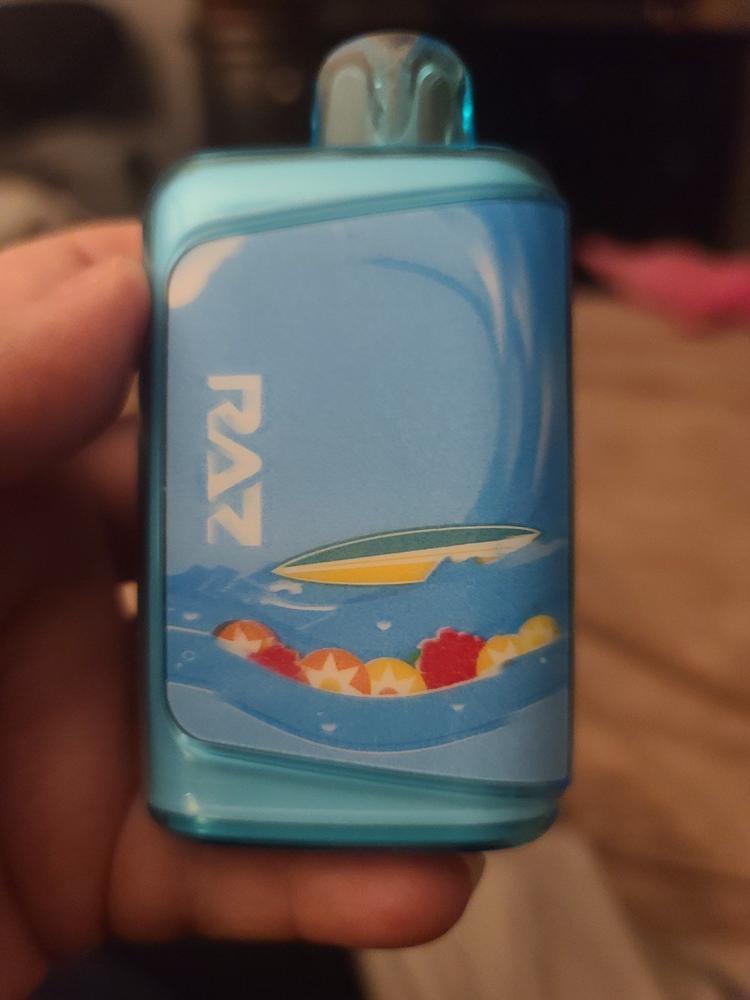 RAZ LTX Disposable Vape | 25k Puffs - Punch Edition - Sour Raspberry - Customer Photo From Melissa Ernst