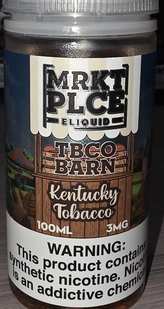 Kentucky Tobacco TBCO BARN by MRKT PLCE 100ml - 3 MG - Customer Photo From Anonymous