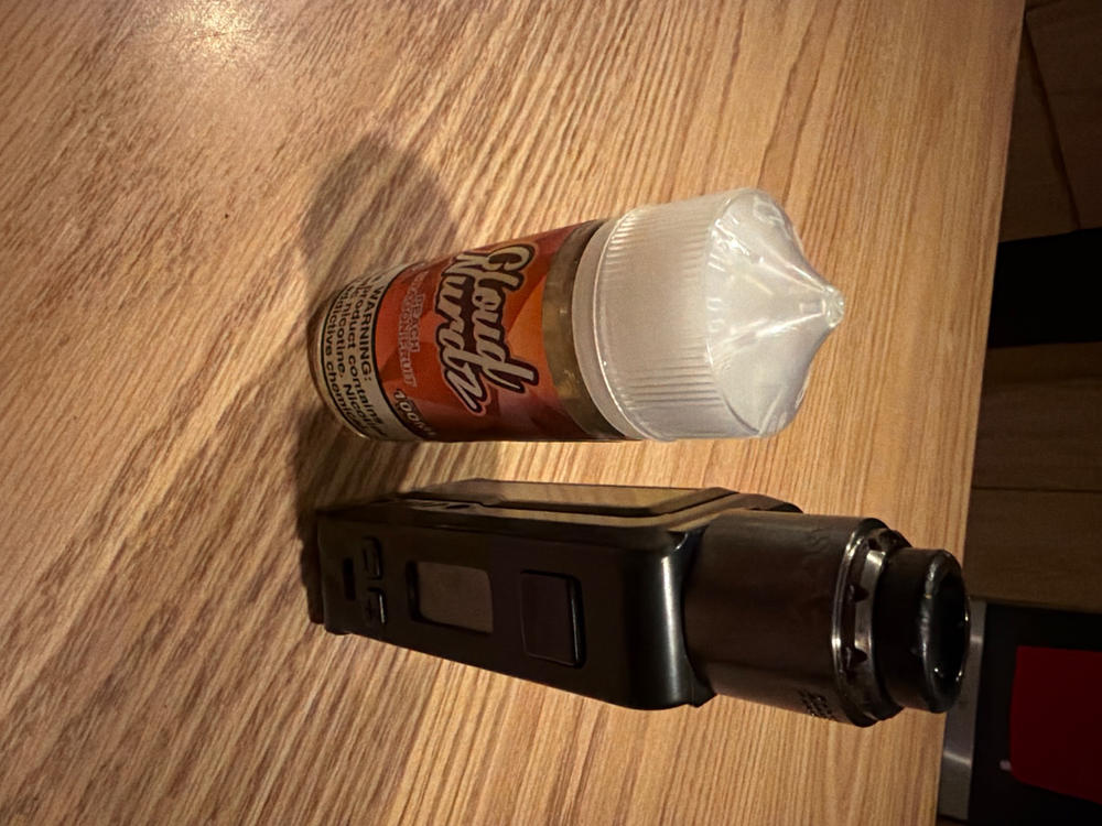 Peach Dragon Fruit CLOUD NURDZ 100ml - 3 MG - Customer Photo From Matthew Dura