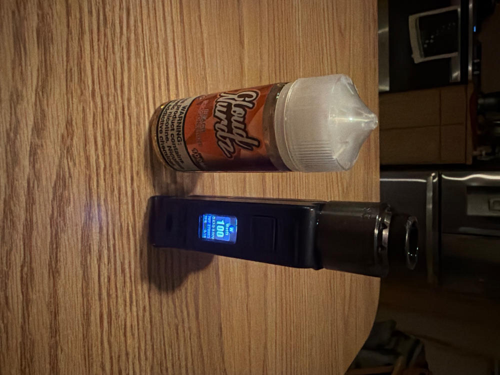 Peach Dragon Fruit CLOUD NURDZ 100ml - 3 MG - Customer Photo From matthew dura