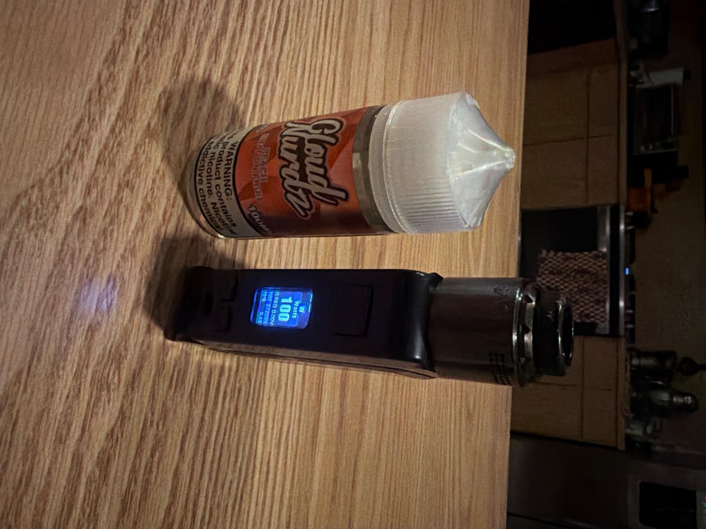 Peach Dragon Fruit CLOUD NURDZ 100ml - 3 MG - Customer Photo From matthew dura