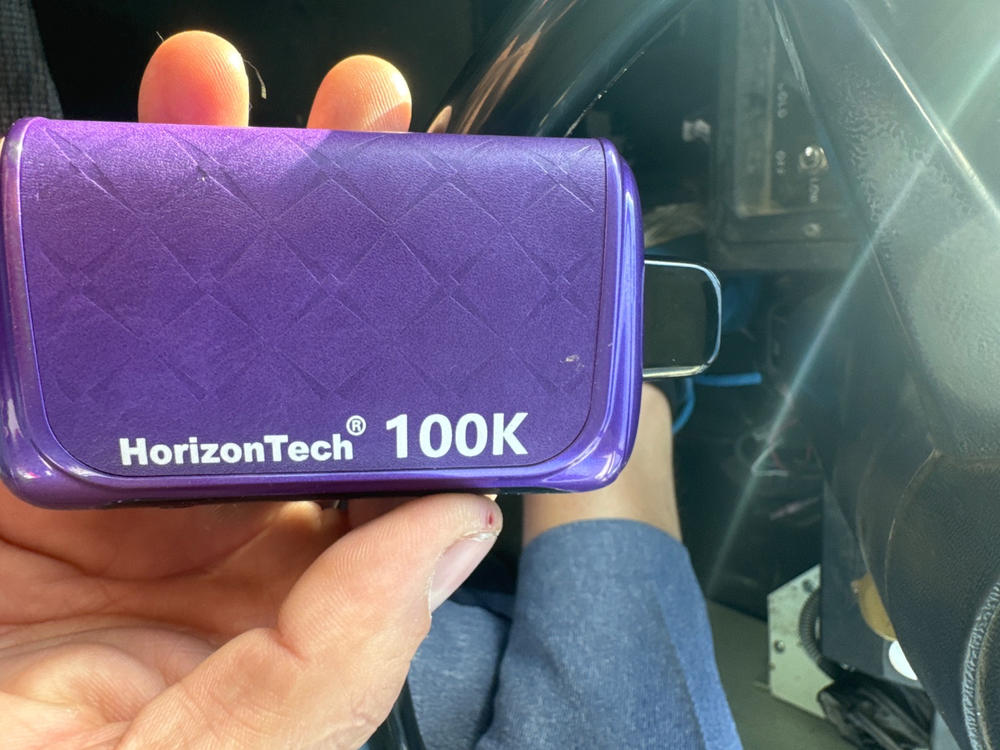 HorizonTech 100K Disposable | 100K Puffs - Blue Razz Slush - Customer Photo From Anonymous