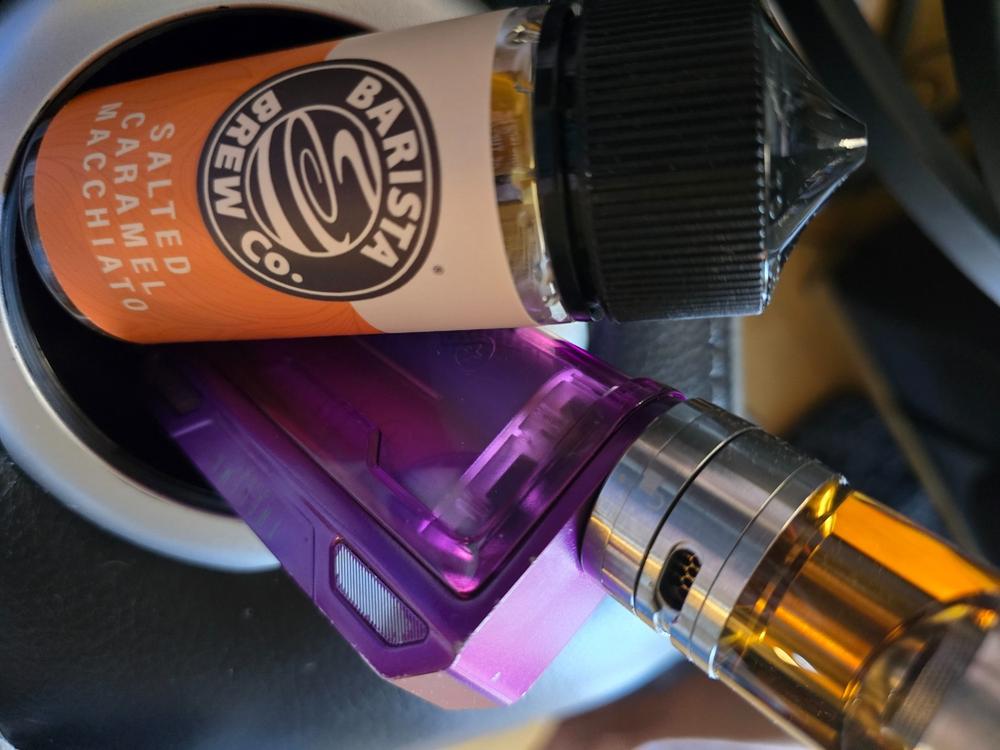 Salted Caramel Macchiato BARISTA BREW Co. 100ml - 6 MG - Customer Photo From Lori Burham