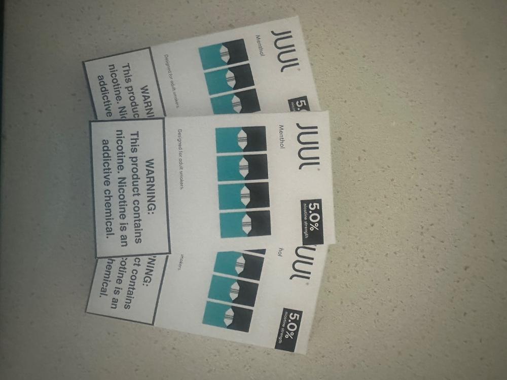 JUUL Pods (Pack of 4) - Menthol 5% - Customer Photo From Jennifer Trinsey