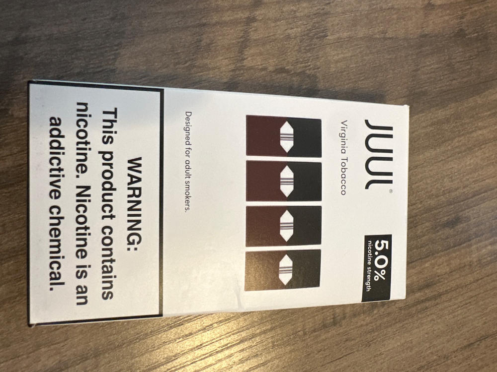 JUUL Pods (Pack of 4) - Virginia Tobacco 5% - Customer Photo From Anonymous