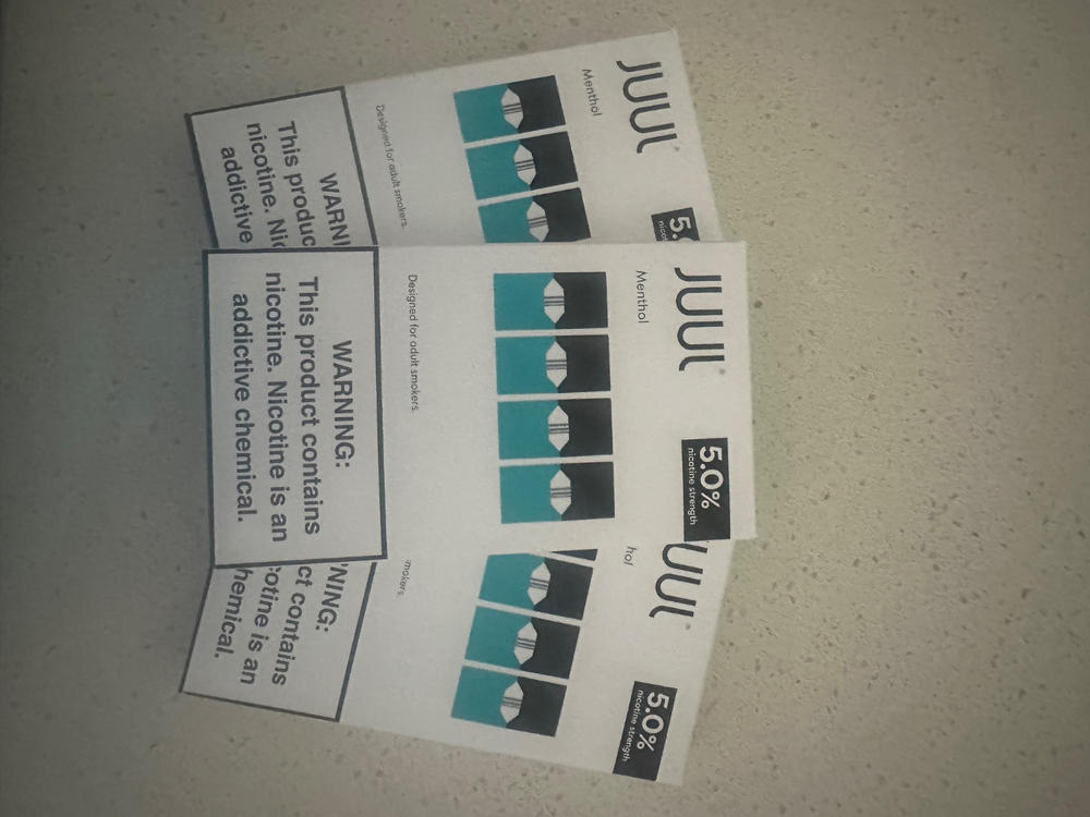 JUUL Pods (Pack of 4) - Menthol 5% - Customer Photo From Anonymous